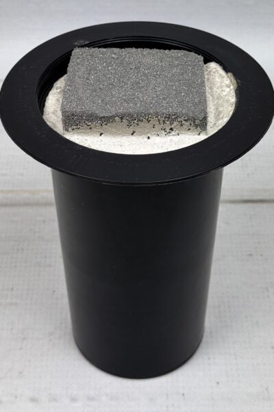 Wazon osłonka obciążona do kompozycji baza pod stroik z suchą gąbką