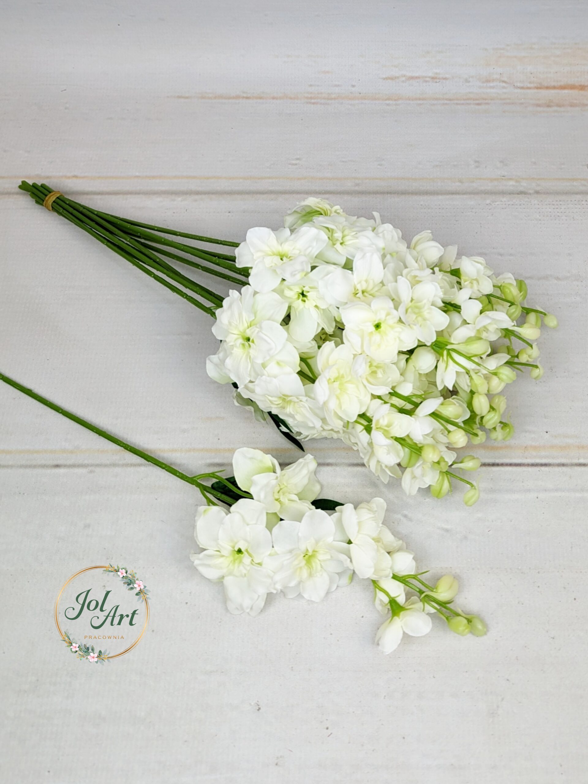 OSTRÓŻKA SZTUCZNA gałązka kwiaty jak żywe do wazonu stroika 12 szt